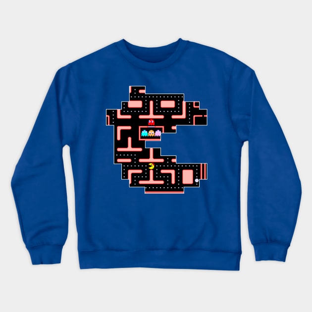 Ms Ghost Chomper Tribute Crewneck Sweatshirt by 8-BitHero